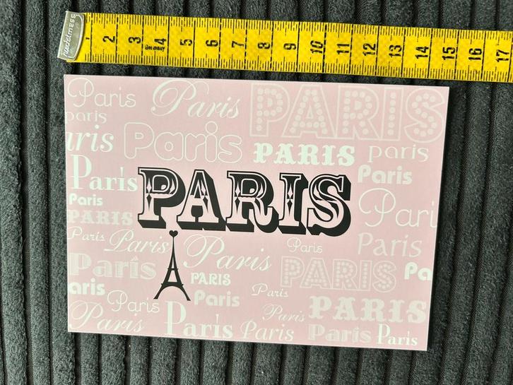 195. Kaart Parijs, Verzamelen, Ansichtkaarten | Themakaarten, Ongelopen, Ophalen of Verzenden