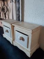 Houten"(Grutters)kastje"porselein zeep-bakje,,stoer brocante, Ophalen of Verzenden