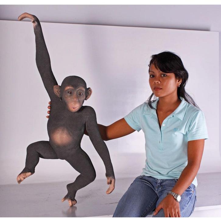 Hanging Monkey – Aap Hoogte 94 cm, Verzamelen, Dierenverzamelingen, Nieuw, Overige typen, Ophalen