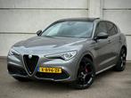 Alfa Romeo Stelvio Veloce Ti 2.0 280pk AT AWD 2021 Grijs, Auto's, 1995 cc, 4 cilinders, 1655 kg, Vierwielaandrijving