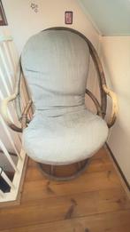 Gratis ophalen Relax rotan stoel met kussen, Ophalen, Gebruikt, 50 tot 75 cm, Riet of Rotan