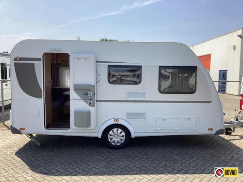 Knaus Sport 420 QD, Caravans en Kamperen, Caravans, Bedrijf, tot en met 3, Treinzit, Knaus, Dwarsbed, Overige, Gascomfoor, Hordeur