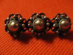 Broche, zilver zeeuwse knop  Nr.: 220292, Sieraden, Tassen en Uiterlijk, Antieke sieraden, Verzenden, Zilver, Broche