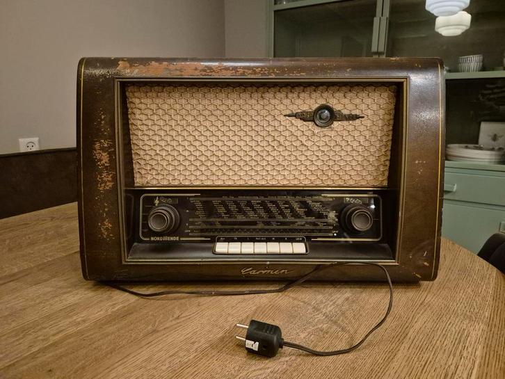 Vintage Nordmende Carmen 55 Radio - Retro Design, Audio, Tv en Foto, Radio's, Gebruikt, Radio, Ophalen of Verzenden