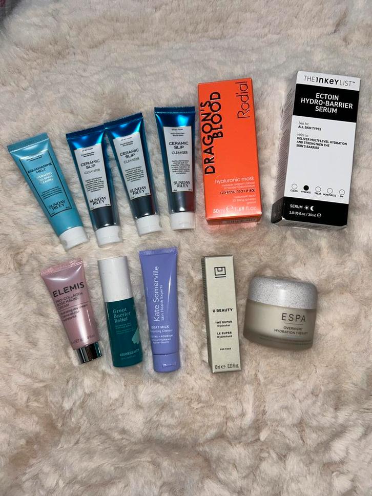 Diverse skincare o.a. The Inkey List, Elemis, KRAVE beauty, Sieraden, Tassen en Uiterlijk, Uiterlijk | Gezichtsverzorging, Nieuw