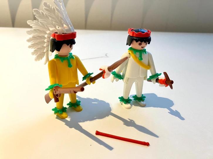 Playmobil 3580 Opperhoofd en krijger (vintage), Kinderen en Baby's, Speelgoed | Playmobil, Gebruikt, Complete set, Ophalen of Verzenden