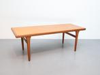 Grote vintage salontafel Denemarken teak, Ophalen, Gebruikt, 200 cm of meer, 50 tot 100 cm