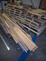 Hout Pallets en Planken - Diverse Soorten, Doe-het-zelf en Verbouw, Hout en Planken, Gebruikt, 25 tot 50 mm, Ophalen of Verzenden
