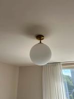 Bollenlamp van opaalglas – €50, Ophalen of Verzenden, Zo goed als nieuw