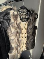 Vintage Y2K fluffy bodywarmer gilet met studs, Kleding | Dames, Bodywarmers, Vintage, Vintage, Ophalen of Verzenden, Zo goed als nieuw