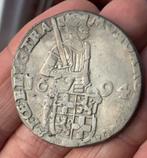 Nederland, Utrecht, zilveren dukaat 1694 VF+/VF, Postzegels en Munten, Munten | Nederland, Ophalen of Verzenden, Vóór koninkrijk
