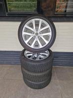 Set Aluminium velgen en band (Aquila), Auto-onderdelen, Banden en Velgen, Ophalen, Gebruikt, Banden en Velgen, 17 inch