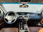 Lexus GS 300h hybride AUT. Leer Memory-Seats+Heated+Ventilat, Auto's, Lexus, Euro 5, Achterwielaandrijving, Lichtsensor, Zwart