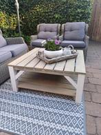 Riviera Masion salontafel, Huis en Inrichting, Tafels | Salontafels, Gebruikt, 100 tot 150 cm, Vierkant, Landelijk