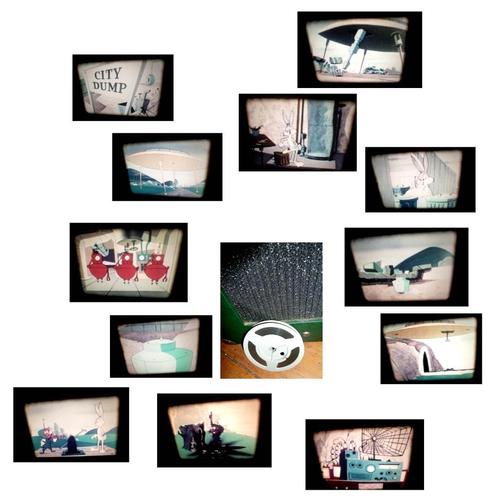 8mm film Bugs Bunny - Marsmannetje - mooie kleur - geluid, Audio, Tv en Foto, Filmrollen, 16mm film, Verzenden