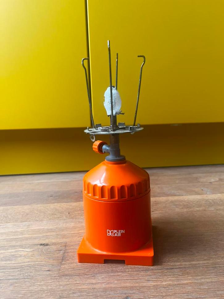 Caping tafellamp/Brander, Caravans en Kamperen, Kampeeraccessoires, Zo goed als nieuw, Ophalen of Verzenden