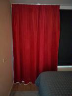zware velours gordijnen rood, Ophalen, 200 cm of meer, Zo goed als nieuw, 200 cm of meer