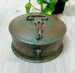 antiek koperen islamitische Mughal Pandan betel doos, Ophalen of Verzenden