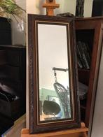 Klassieke Spiegel met Houten Lijst, Ophalen of Verzenden, Rechthoekig, Minder dan 50 cm, Minder dan 100 cm
