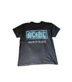 1991 AC/DC Vintage Back in Black world tour shirt, Zwart, Maat 56/58 (XL), Ophalen of Verzenden, Zo goed als nieuw