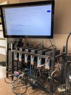 Crypto miner met 6 x Sapphire Nitro Radeon RX 580 GPU, Computers en Software, Videokaarten, Ophalen, Gebruikt, AMD, PCI-Express 2