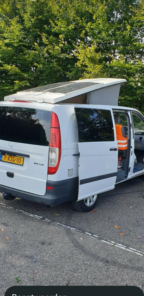 Camperbus Mercedes Vito 109 CDI, Caravans en Kamperen, Tenten, tot en met 2, Ophalen