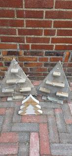 3 houten kerstbomen, Diversen, Kerst, Ophalen of Verzenden