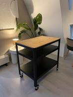 Roltafel BROR (IKEA) met houten blad, Ophalen, Zo goed als nieuw