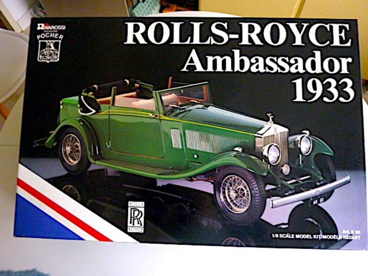 POCHER 1:8 ROLLS ROYCE PHANTOM II "AMBASSADOR" K-83, Hobby en Vrije tijd, Modelauto's | 1:5 tot 1:12, Zo goed als nieuw, Auto