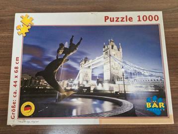 legpuzzel Tower Bridge Londen, Engeland 1000 stukjes beschikbaar voor biedingen