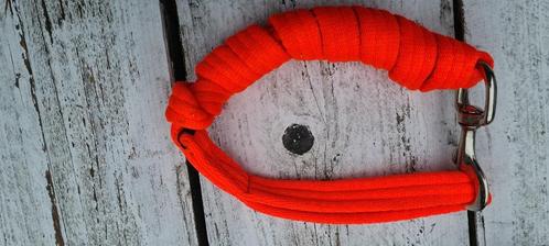 halstertouw fel oranje, Dieren en Toebehoren, Paarden en Pony's | Hoofdstellen en Tuigage, Gebruikt, Overige soorten, Ophalen of Verzenden