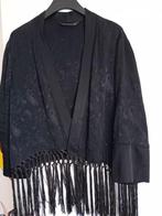 Zwart kimono hesje  - Maat L, Verzenden, Maat 42/44 (L), Zo goed als nieuw, Jasje