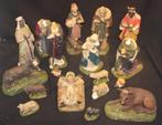 Oude veel gebruikte gipsen kerstgroep, Diversen, Kerst, Ophalen of Verzenden, Gebruikt