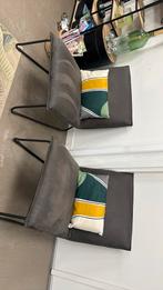 Fauteuil antraciet 2x, Ophalen, Gebruikt, Grijs, Twee