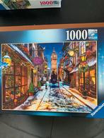 Ravensburger Puzzel 1000 Stukjes - Kersttijd Nieuwstraat, Hobby en Vrije tijd, Denksport en Puzzels, Ophalen, 500 t/m 1500 stukjes