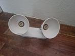 Witte Spot met Twee Lampen, Ophalen of Verzenden, Zo goed als nieuw, Metaal, Modern