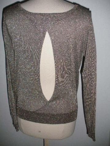 OBJECT t- shirt goud metallic maat S beschikbaar voor biedingen
