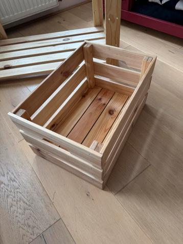 IKEA Ivar Stellingkast + 2 houten Kratten - afbeelding 6