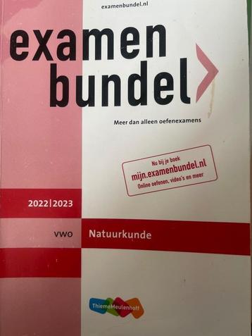 Examenbundel 2022/2023 vwo natuurkunde  beschikbaar voor biedingen