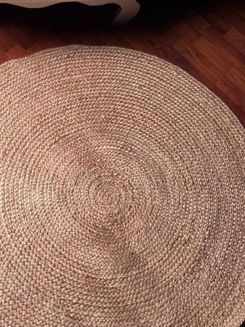 Rocaflor  rond jute vloerkleed; kleur Peach/roze beschikbaar voor biedingen