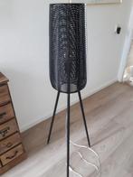 Vloerlamp zwart 130cm  hoog., Huis en Inrichting, Lampen | Vloerlampen, Ophalen, Zo goed als nieuw, Metaal, 100 tot 150 cm