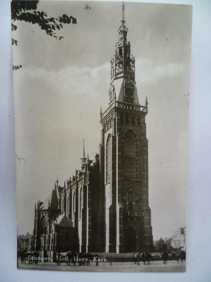 Ansichtkaarten van Schagen, Verzamelen, Ansichtkaarten | Nederland, Gelopen, Noord-Holland, Ophalen