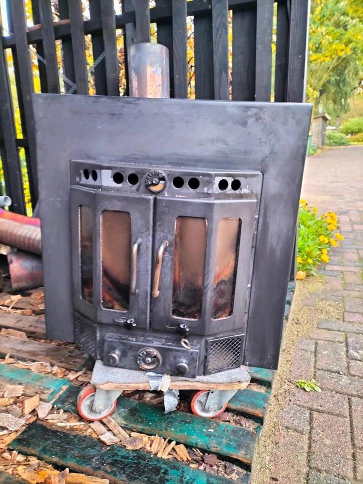 Tunnelhaard Barbas, Huis en Inrichting, Kachels, Gebruikt, Inbouw, Houtkachel, Hout, Ophalen