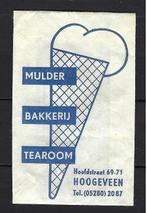 2347 Hoogeveen bakkerij tearoom MULDER, Ophalen of Verzenden, Nederland