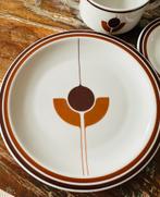 Vintage Mosa Maastricht borden 24x, Ophalen of Verzenden, Zo goed als nieuw, Bord(en), Overige stijlen