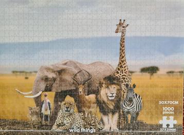 Puzzel safari compleet 1000 stukjes 50 x 70 cm beschikbaar voor biedingen