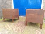 Plantenbak, hardhout., Tuin en Terras, Bloembakken en Plantenbakken, 60 cm of meer, Tuin, Gebruikt, Hout