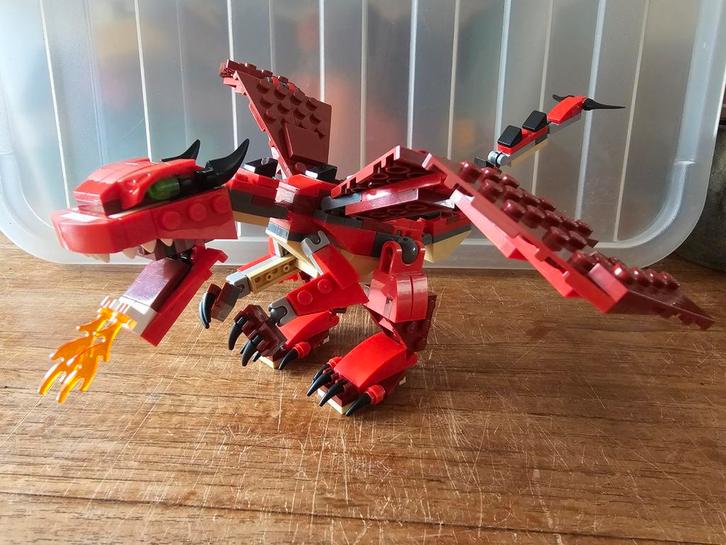 Lego Creator 31032 Rode Draak - Complete Set, Kinderen en Baby's, Speelgoed | Duplo en Lego, Zo goed als nieuw, Lego, Complete set