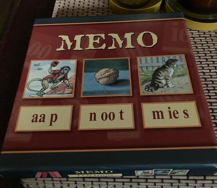 Memory, Aap - Noot - Mies, Boeken, Hobby en Vrije tijd, Zo goed als nieuw, Overige onderwerpen, Ophalen of Verzenden