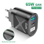 Lovebay 65W GaN USB-C USB-A FastCharge lader Zwart/Wit NIEUW, Ophalen of Verzenden, Nieuw